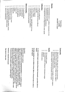 Tanszerlista 3.c