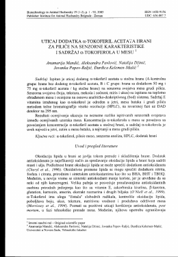 Page 1 Biotechnology in Animal Husbandry 19 (1-2), p. 1