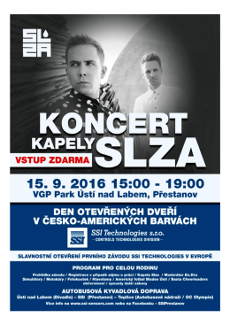 Pozvánka na slavnostní otevření závodu v Přestanově, první