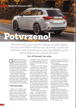 Test Mitsubishi Outlander PHEV