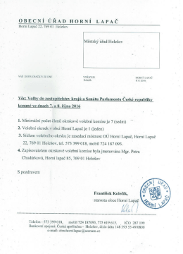 Volby 7. a 8. ř&iacute;jna 2016