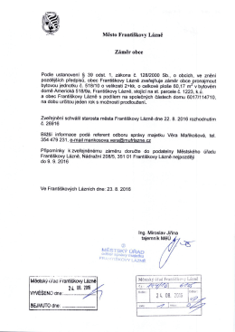 16/144-Z&aacute;měr obce - pron&aacute;jem b.j. č. 518/10