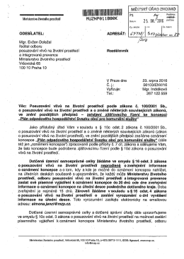 Zahájení zjišťovacího řízení