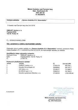 VZ - Oprava chodníku G. V. Sázavského