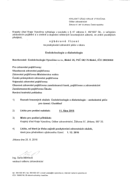 Vyhl&aacute;&scaron;en&iacute; v&yacute;běrov&eacute;ho ř&iacute;zen&iacute;