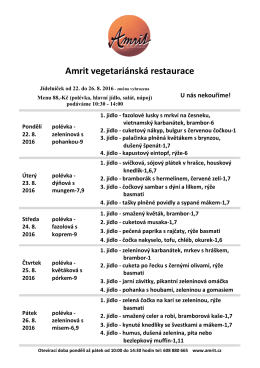 Amrit vegetariánská restaurace