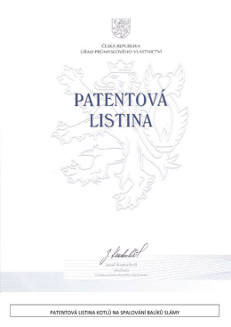 Patentová listina