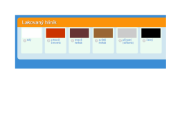 Barvy oplechov&aacute;n&iacute; lakovan&yacute; AL