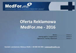 Reklama - MedFor.me