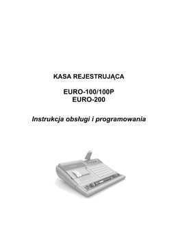 EURO-100/100P EURO-200 Instrukcja obsługi i programowania