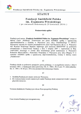 STATUT - Moje Stypendium