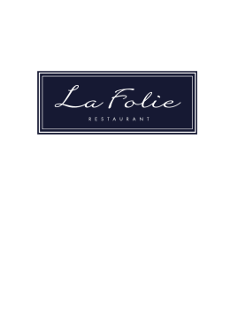 zobacz pełne menu - LaFolie Restaurant
