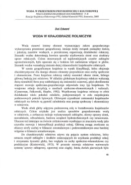 woda w krajobrazie rolniczym