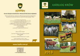 katalog krów - Polski Związek Hodowców i Producentów Bydła