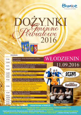 Dożynki Gminno-Powiatowe - Włodzienin 2016