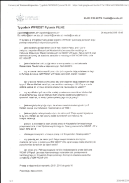 Page 1 Uniwersytet Warszawski (poczta)