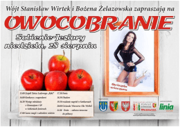 Plakat- Owocobranie 2016