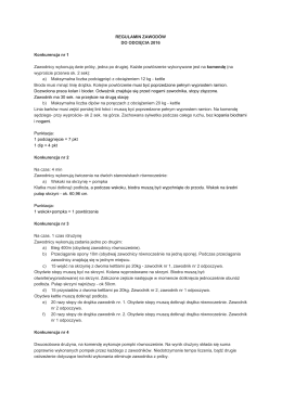 Regulamin PDF - Zawody Mundurowych