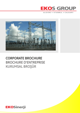 corporate brochure brochure d`entreprıse kurumsal