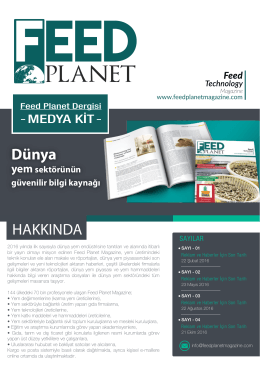 planet - Feed Planet Dergisi