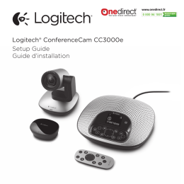 Logitech® ConferenceCam CC3000e Setup Guide