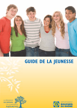 guide de la jeunesse - Département des Bouches-du