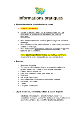 Infos pratiques - auvergnemusicale.fr