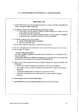 Fiche recommandations sportifs