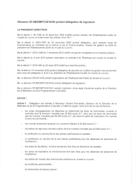 D&eacute;cision 2016-48 du 1er ao&ucirc;t 2016