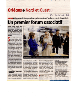 Forum des associations - Saran