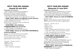 Programme 2016 - Comité des Vosges de Cyclisme