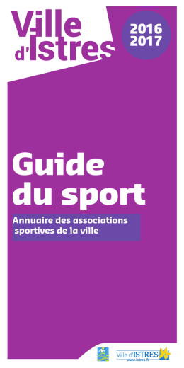 Guide du sport