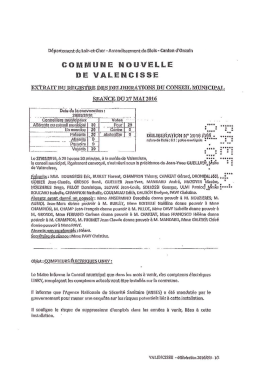 d&eacute;lib&eacute;ration