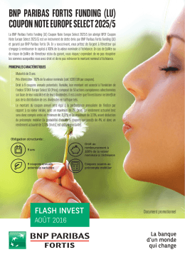 Flash Invest - BNP Paribas Fortis