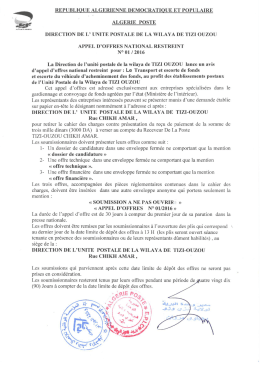 Télécharger - Algérie Poste