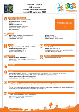 Annonce - Quimper Orientation