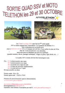 Bulletin d`inscription