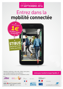 Page 1 JOURNÉE DU TRANSPORT PUBLIC 17 SEPTEMBRE 2016