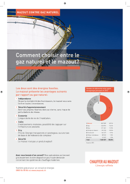 Comment choisir entre le gaz naturel et le mazout?