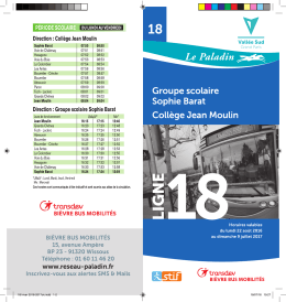 Page 1 P&Eacute;RIODE SCOLARE Direction:Coll&egrave;ge Jean Moulin Vall&eacute;e