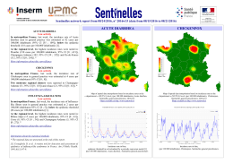 2016w33 - réseau Sentinelles - Université Pierre et Marie CURIE