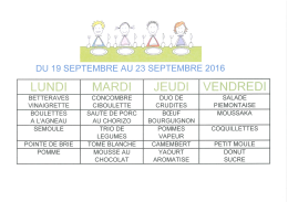 19 septembre au 30 septemre