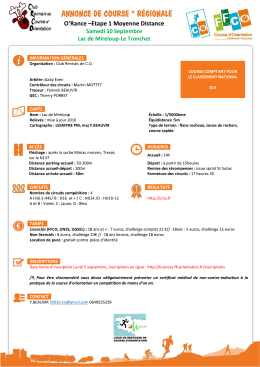 Annonce - Quimper Orientation