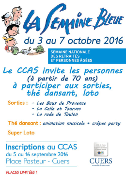 Page 1 :F" | SEMAINE NATIONALE DES RETRAITÉS ET
