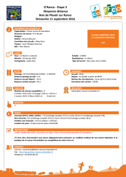 Annonce - Quimper Orientation