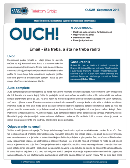 OUCH! Security Awareness Newsletter - Securing The Human