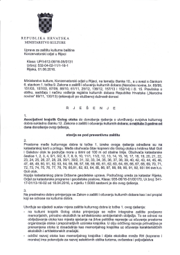 Asocijativni krajolik Golog otoka stavlja se pod