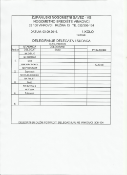 delegat 1.kolo tre  a nl vinkovci