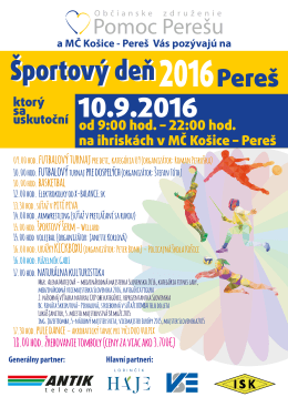 Športový deň Pereš 10.09.2016.