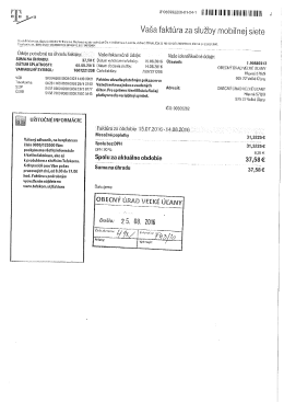 Page 1 2055992200-01-04-1 |||||||||||||||||||||||||||||||||||||| Vaša faktúra za